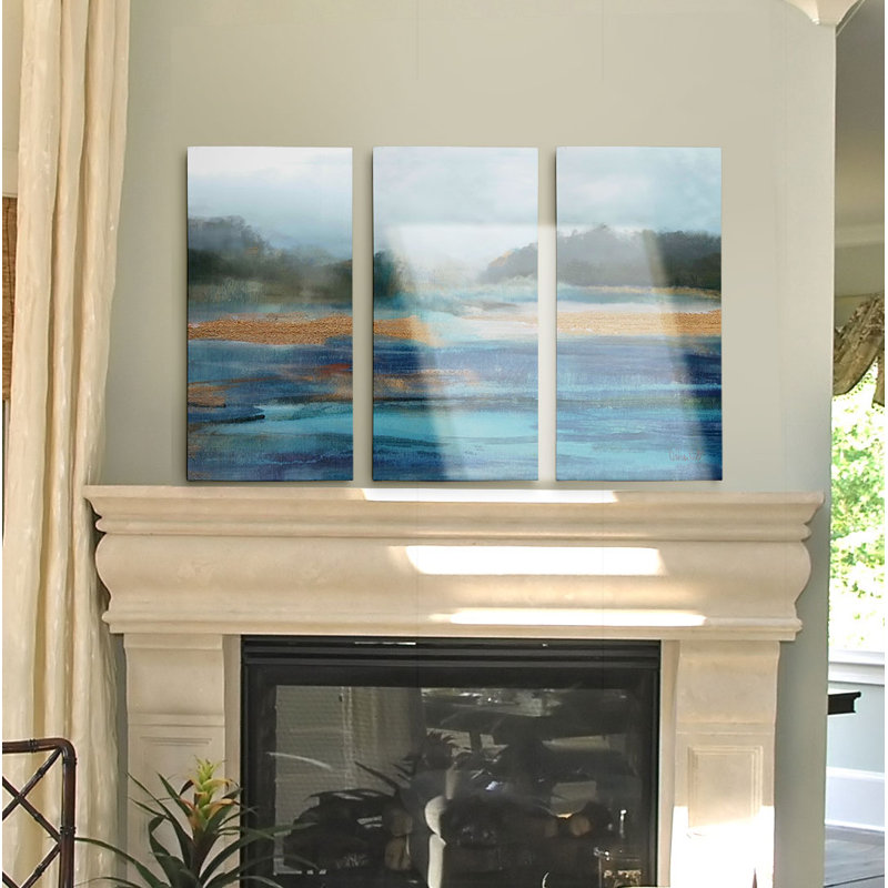 « cold spring », reproduction d’image multi-pièces de qualité supérieure sur toile, H 24 po x l 48 po x P 1,5 po