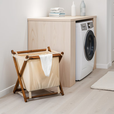 X-frame Folding Laundry Hamper