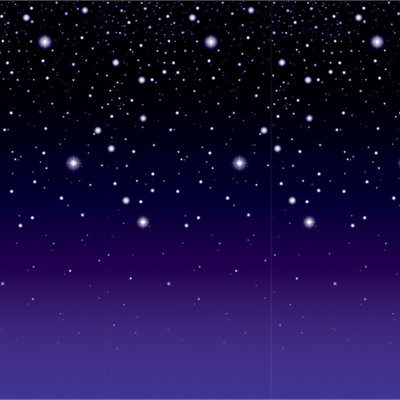 Décoration murale starry night backdrop