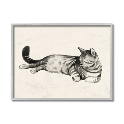 AC-501, ensemble de chat à rayures pour chat minimaliste avec Grace Popp-impression
