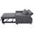 Convertible Sofa Bed, 3-In-1 Versatile Double Sofa With Pull Out Bed-97686607