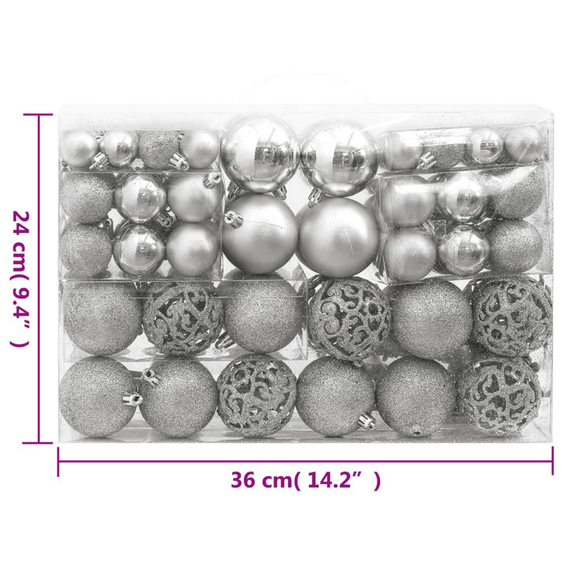 Ornement boule The Holiday Aisle®, Argent