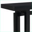 Table basse 59,1 po en placage de pin avec pieds en pin massif - Ajustement robuste pour le couloir du salon-743421483