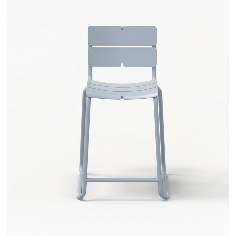 Tabouret de comptoir Corail, Bleu pastel