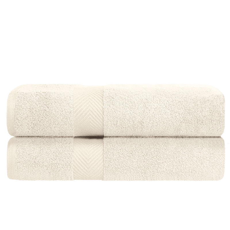 Drap de bain 100% coton Hamachi, Ivoire