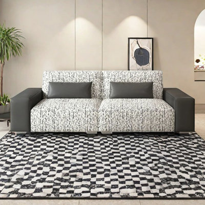 Modern simple straight row small apartment sofa