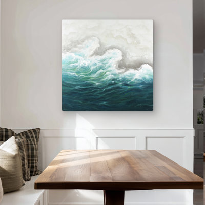 Seaside - Turquoise Marine Metal Print for Home Decor