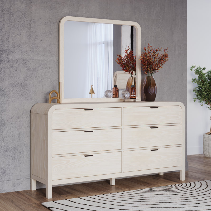 Miroir Alexsondra, Blanc