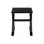 Table d'appoint transitionnelle polyvalente avec base à tréteaux, idéale pour le salon et la chambre à coucher, plateau carré spacieux-1392038115