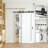 56 * 80 Bypass Barn Door-White Primed Solid Core Sliding Barn Door With Installation Hardware Kit/No Assembly Required-114625343