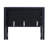 Upholstered Headboard In Navy, Button With Double Nailhead Trim, Adjustable Metal Legs, Fits Queen Size Bed Tufting, Black Legs For Height, Navy Color-966966942