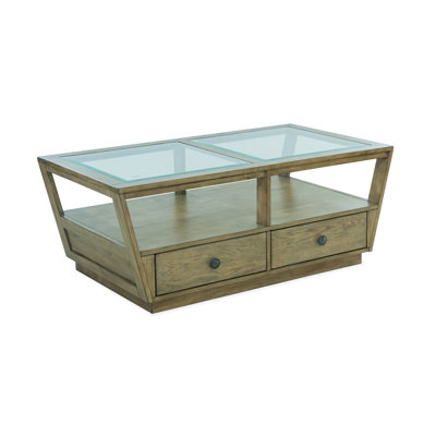Glass Top Single Coffee Table