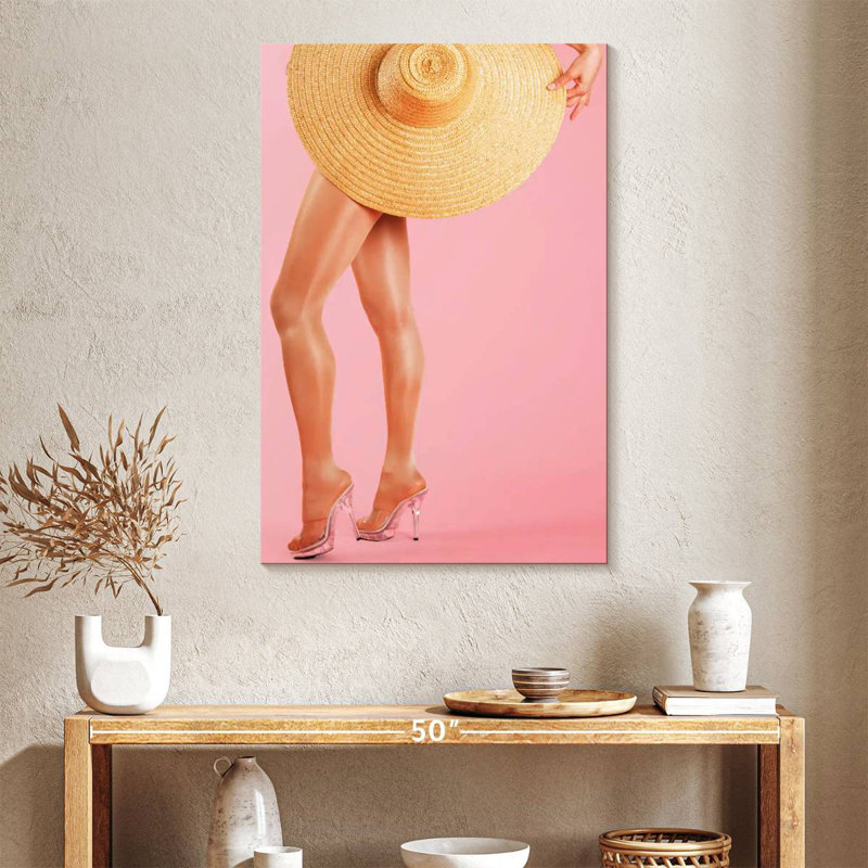 Shuttleworth Hat Over Toned Legs, 39" H x 26" W