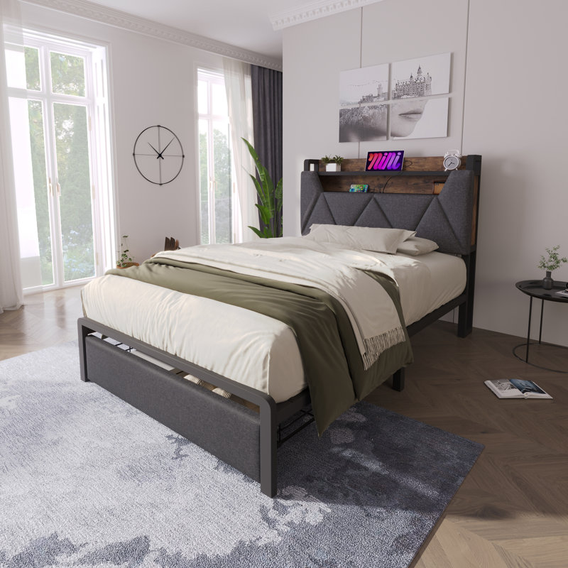 Solid Wood Bed