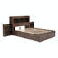 Full Size Storage Platform Bed With Pull Out Shelves, Twin Size Trundle And 2 Drawers-129597428