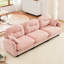 Chenille rose trois - modulaire avec courbe ergonomique, épissage doux et flexible pour les espaces de vie