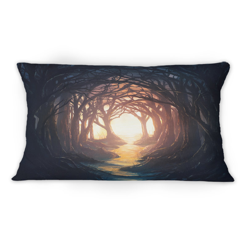 Coussin décoratif imprimé tropical A