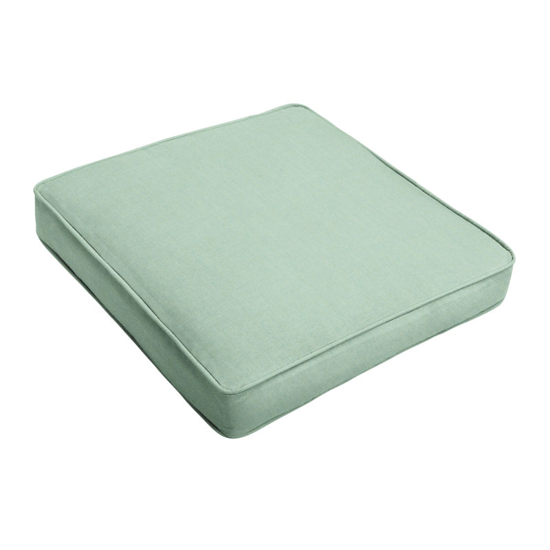 Coussin de chaise d'extérieur Wooley Sunbrella, H 19 po x l 19 po x P 3 po,  Toile tissu Sunbrella Spa