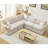 Modular Sectional Sofa Set,Convertible L Shaped Couch ,5 Seat,Reversible Sectional Sofa Couch,Upholstered,Corner Sofa,Rolled Arms,Soft Linen Fabric-1286561759