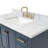 Cambridge 43'' Single Bathroom Vanity with Carrara Marble Top-33740498