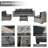 5-Person Wicker Patio Furniture Set With Cozy Cushions And Coffee Table-1131236987