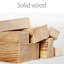 Simple ash wood dining table-245473808