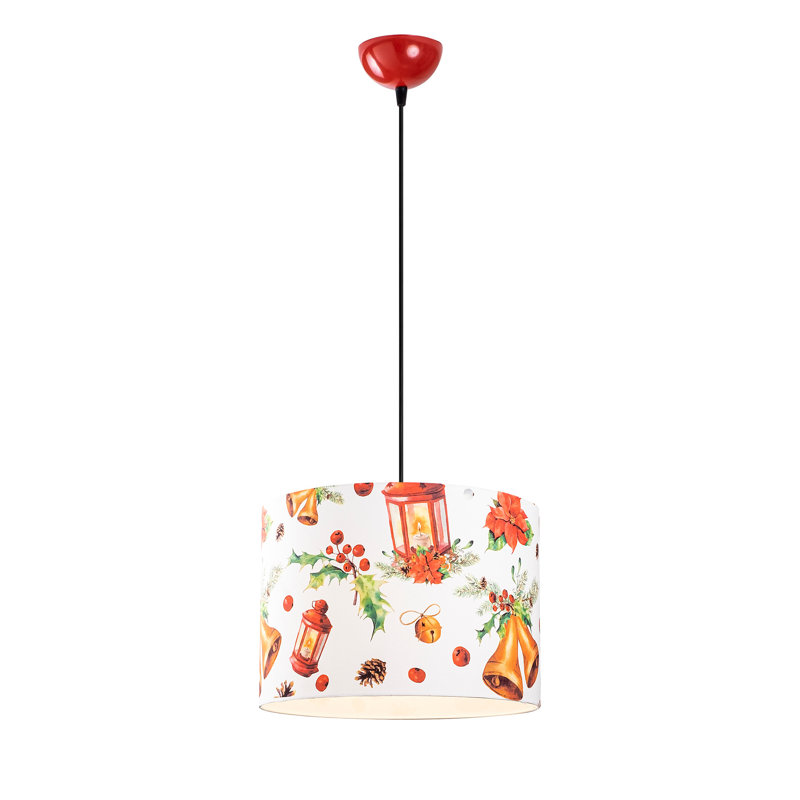 Luminaire suspendu tambour 1 lumière Funston