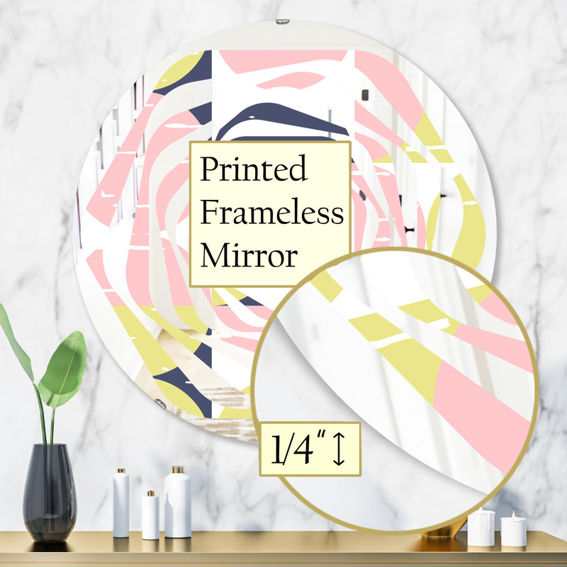 Miroir mural Whirl, H 31,5 po x l po