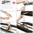 47" W 10-Light Dimmable Linear Crystal Chandelier