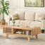 Table basse, tables de salon, table moderne avec rangement, table basse Mid Century-1744514847