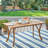 Outdoor 59 Inch Rectangular Solid Wood Table Dining Table-641752471