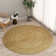Kayleigh Hand-Braided Jute Area Rug, Off White/Natural