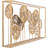Glam Abstract Wall Decor on Metal
