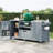 K&K 66.5" Outdoor Kitchen Island For Big Green Egg Grills-122276342