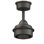 Wrap Custom Indoor/Outdoor Ceiling Fan DC Motor- Matte Greige