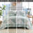 Woolrich Olsen Green Oversized 100% Cotton 3-Piece King/Cal King Coverlet Mini Set-126399739-126399736