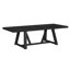 Ensemble de salle à manger Pinnacle 7 pièces, hauteur standard, couleur anthracite - Table et six chaises-1404622653