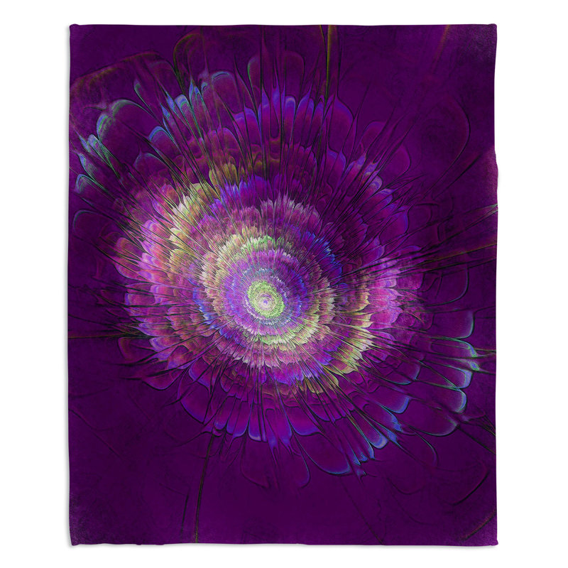  Jeté de poussière, l 51 po x L 60 po, Mauve