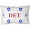 Detroit Basketball Colours Microfiber Body Pillow 20 inch x 54 inch