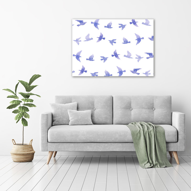 Swallows - Wrapped Canvas Print