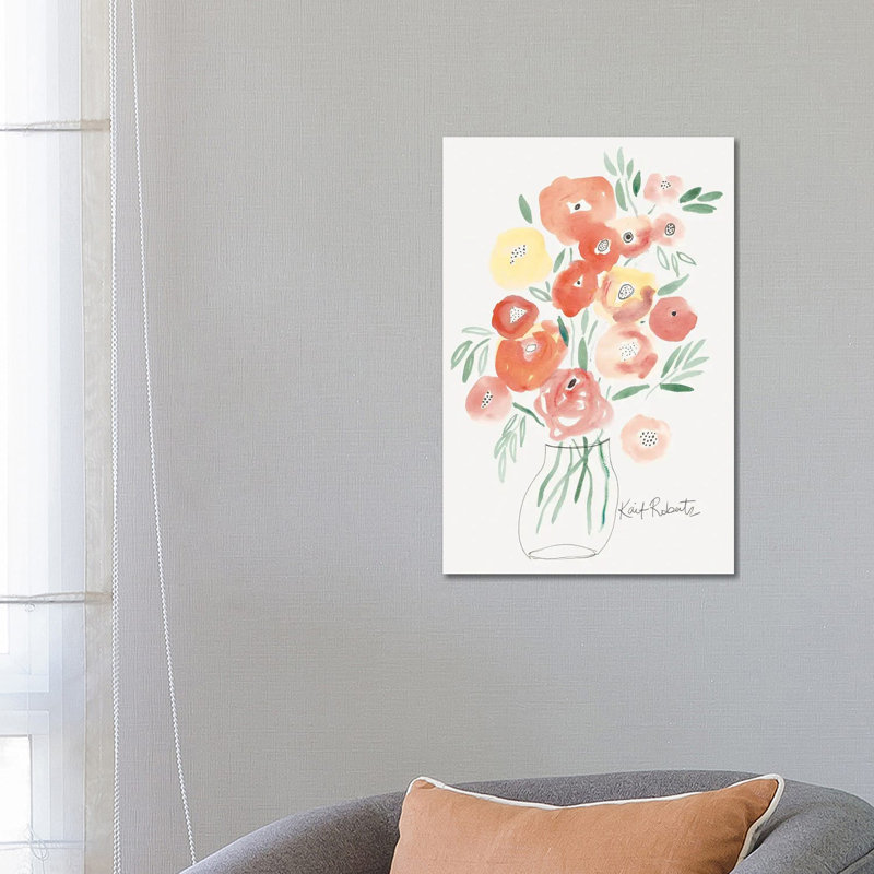 Garden Treasures 1 Piece Wrapped Canvas Painting, 66.04 cm H x 45.72 cm W x 1.91 cm D