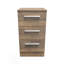 Fully Assembled Lemond 3 Drawer Bedside Table