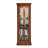 American - style Oak Glass Corner Cabinet
