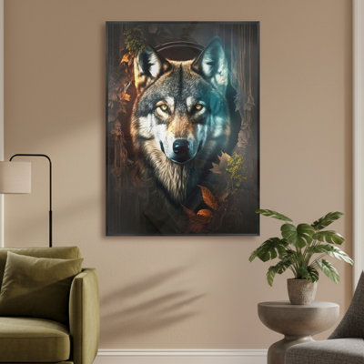 Single Picture Frame LED Illuminated Wall Art Wall Art on Glass / Aluminium