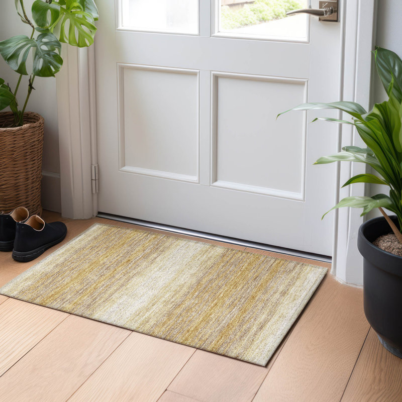  Tapis lavande lavable à la machine intérieur / extérieur ACN1033 Chayden, Rectangle 1 pi 8 po x 2 pi 6 po
