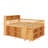 Queen Low Loft Bed With Storage Headboard And LED Lighting, Wooden Loft Bed Frame With Storage Shelves-1972942124