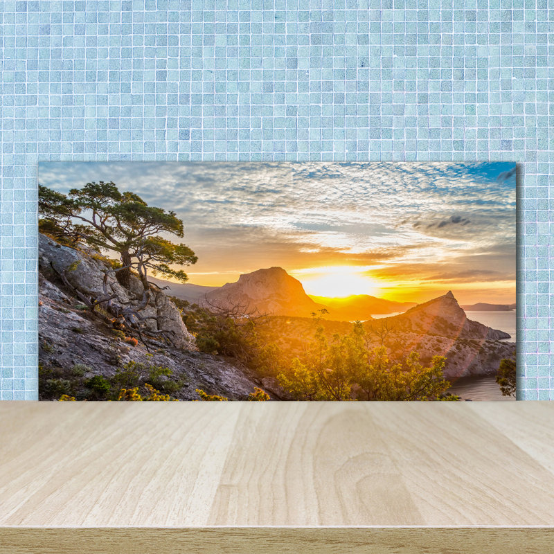 50cm W x 100cm L Glass Peel and Stick Panel