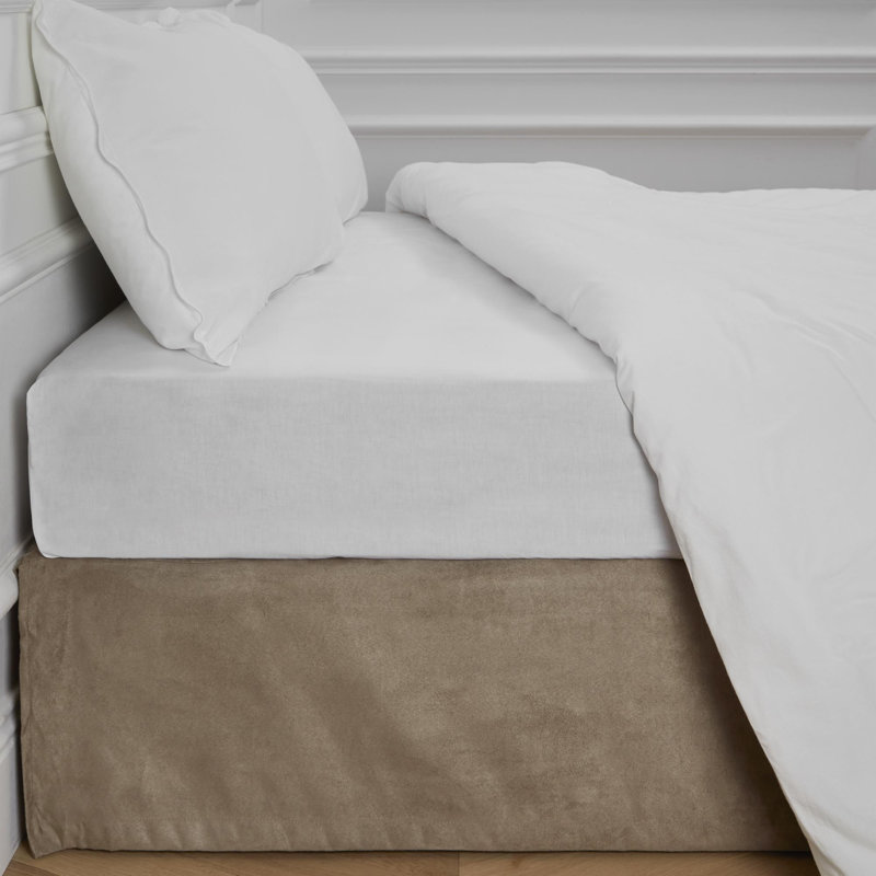 Montana Tailored Wrap Around Bed Skirt, Dark Grey, Double (4'6)