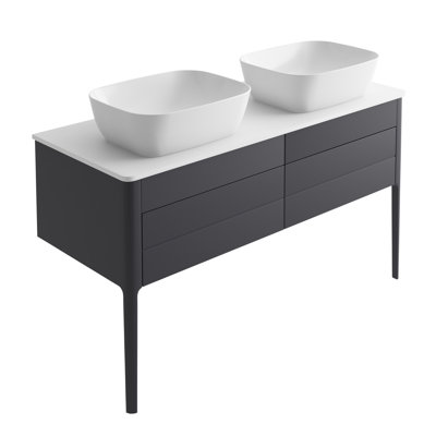Senah 120cm Double Bathroom Vanity Base Only