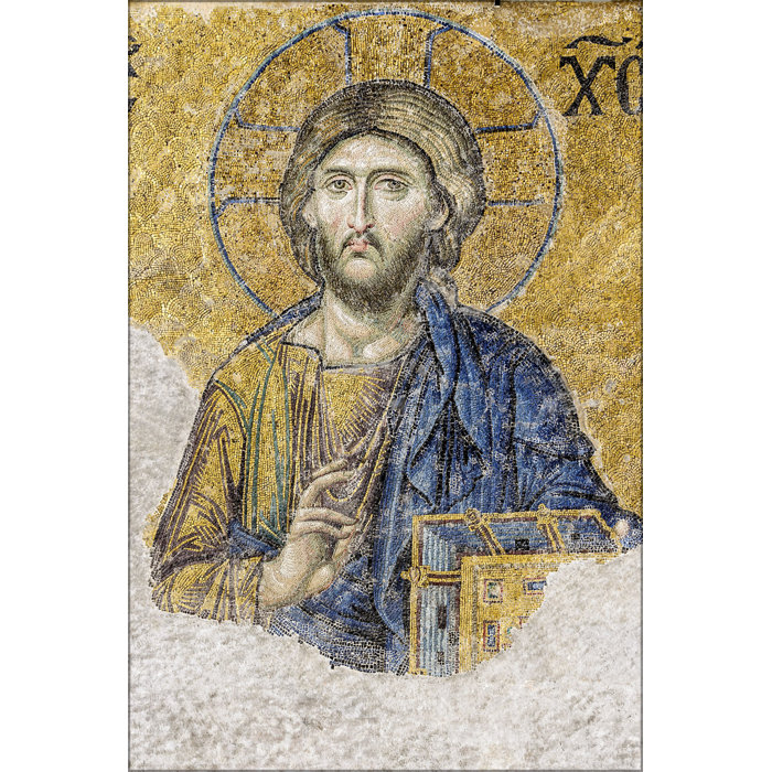 History Galore 24X36 Gallery Poster, Jesus Christ Mosaic (13Th-Century ...